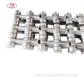 Precision casting conveyor link chains in galvanizing line